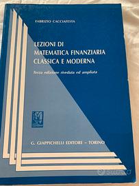 Lezioni di Matematica Finanziaria Classica e Moder