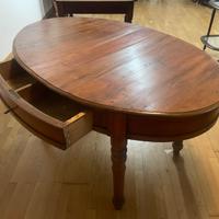 tavolo ovale in noce