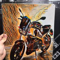 Targa in metallo BUELL XB