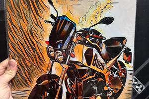 Targa in metallo BUELL XB