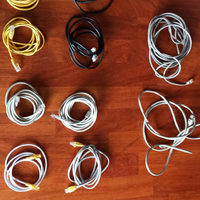 10 cavi Ethernet Cat. 5e 40 centesimi a cavo