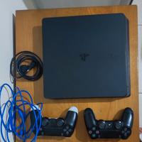 PlayStation 4 slim 1 TB + 2 controller