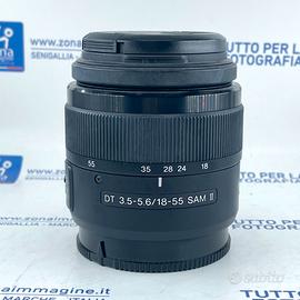 Obiettivo SONY A DT 18-55 f3.5-5.6 SAM II USATO