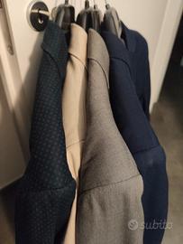 4 giacche da uomo tg. 46