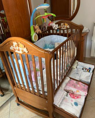 Culla di legno per neonato ERBESI