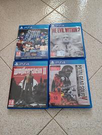 4 VIDEOGIOCHI PS4(leggere bene la descrizione)