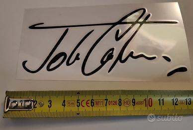 Adesivo  John Cooper in rilievo