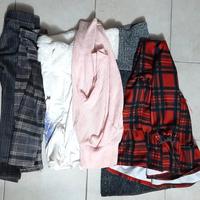 LOTTO 5 indumenti + 2 pantaloni per bambina 4 anni