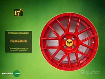 3 Cerchi 17" Fiat 500 Abarth - ricambio o scorta