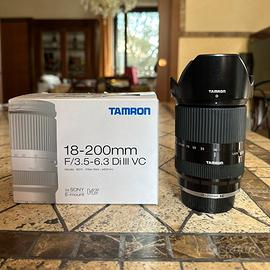 Obiettivo Tamron 18-200 Sony E-Mount