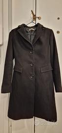 Cappotto Caban donna nero taglia 42 Made In Italy