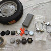 Vari accessori auto d'epoca o Fiat 500 d'epoca
