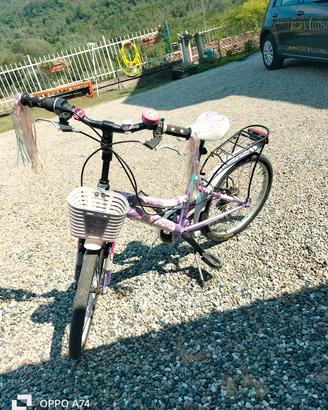 bicicletta per bambina taglia 20