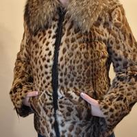 Giacca Lipi Cat bordata vera pelliccia NUOVA