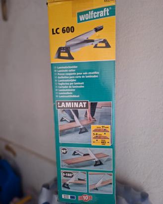 Taglierina per laminati o pvc con taglia ad angolo