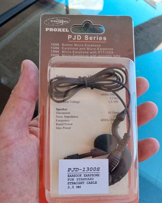 Auricolare per radio trasmittente 