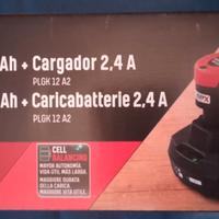 Caricabatterie 2,4 A e Batteria PARKSIDE 12V 2 Ah