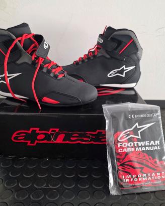 Scarpe da Moto Alpinestars Sektor Shoes Rossa