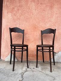 Sedie vintage stile Thonet Viennesi
