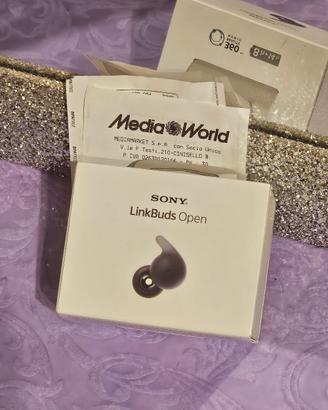 cuffie Sony Linkbuds Open nuove mai usate