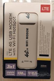 Modem USB LTE  4G Wi-Fi dongle. 