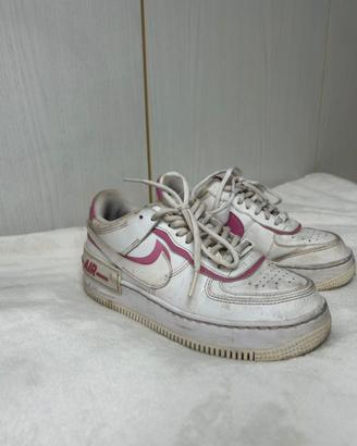 Nike air force 1 rosa e bianche
