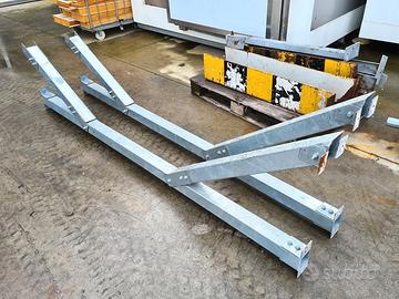 due capriate in acciaio usate