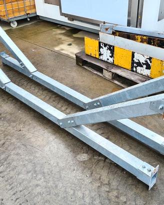 due capriate in acciaio usate