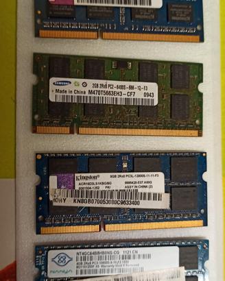RAM Laptop Kingston / Samsung / Nanya 3 DDR3, DDR2