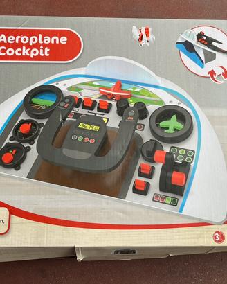 Simulatore di guida aereo in legno