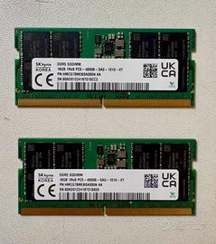 RAM 16GBx2 DDR5