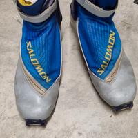 scarponi Salomon e sci da fondo