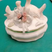 Portagioie Valentino Ceramica rosa 