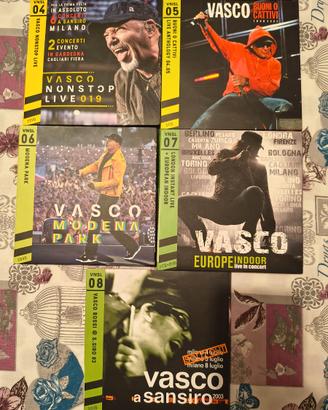 CD e DVD concerti Vasco
