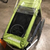 Rimorchio bici Croozer per un bambino 