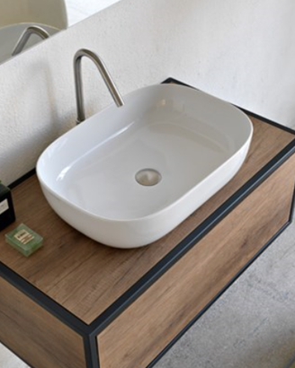 Lavabo da appoggio 60x40 Bianco