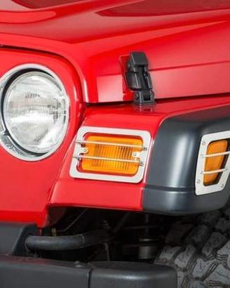 Kit protezioni frecce JEEP Wrangler TJ cromate