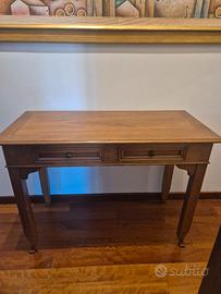 Consolle/Scrittoio artigianale legno massello 