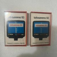 3 cassette in blocco Tuttosanremo ‘83 e Toto Cutug