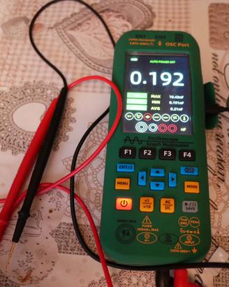 oscilloscopio multimetro generatore frequenza