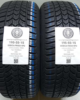 2 GOMME 195 55 15 DEBICA A75995