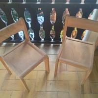 coppia di sedie bambino 