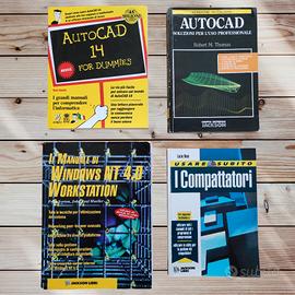 Lotto 4 manuali informatici vintage anni '90