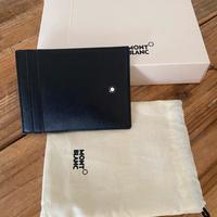 MontBlanc porta carte credito pelle nera NUOVO