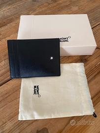 MontBlanc porta carte credito pelle nera NUOVO