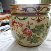 Cachepot portavaso ceramica francese