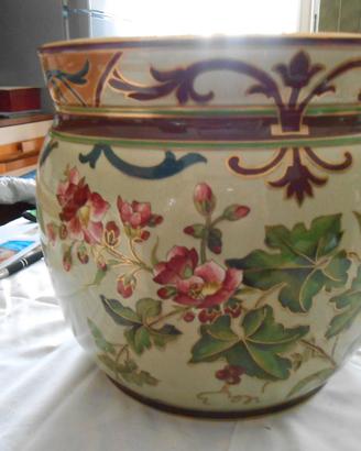 Cachepot portavaso ceramica francese