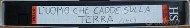 Film in VHS "L'uomo che cadde sulla Terra"