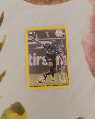 figurina speciale Eto'o calciatori 2009-2010