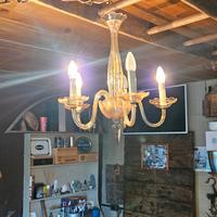 lampadario in vetro di Murano